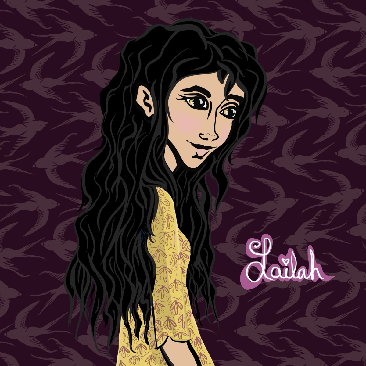 Lailah — flat illustration
