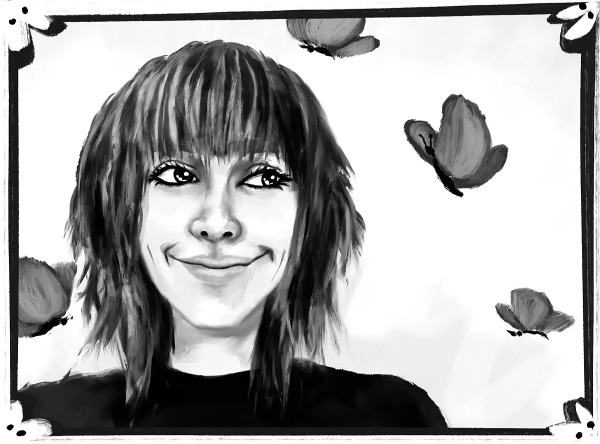 Illustrated portrait of Bethany Crigger