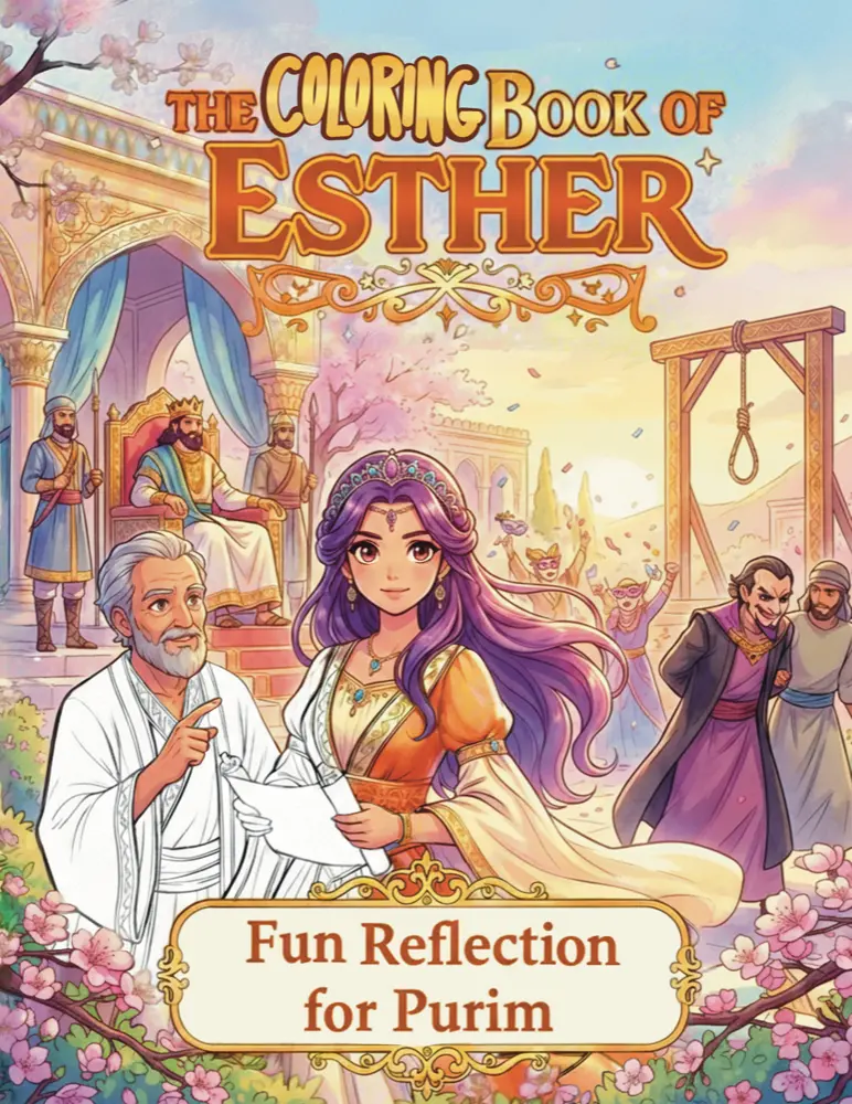 The Coloring Book of Esther: Fun Reflection for Purim
