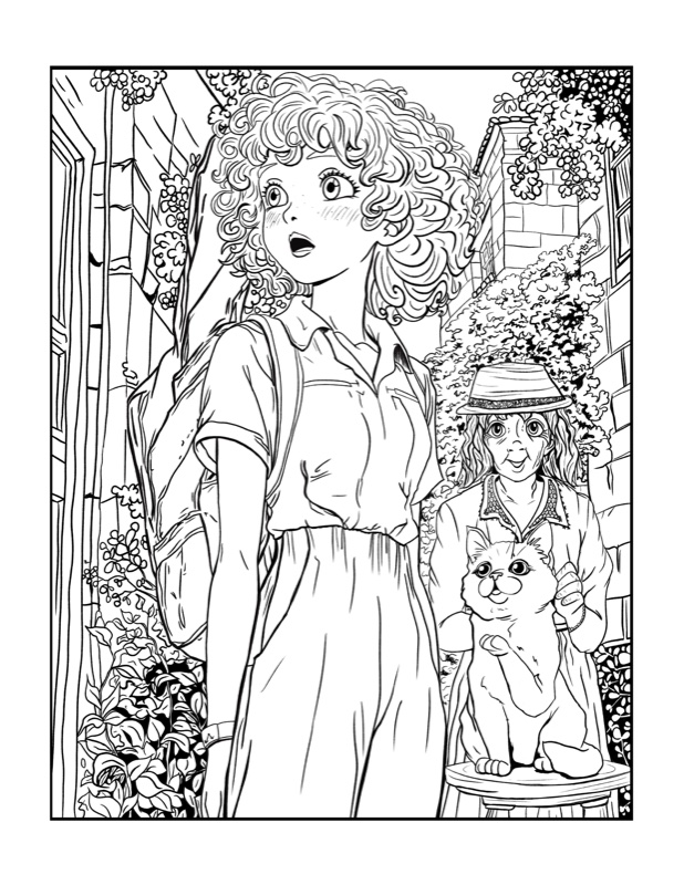 Free coloring page — Lailah