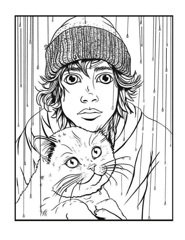 Free coloring page — Ori and Selah