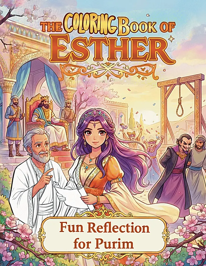 The Coloring Book of Esther: Fun Reflection for Purim by Bethany Crigger